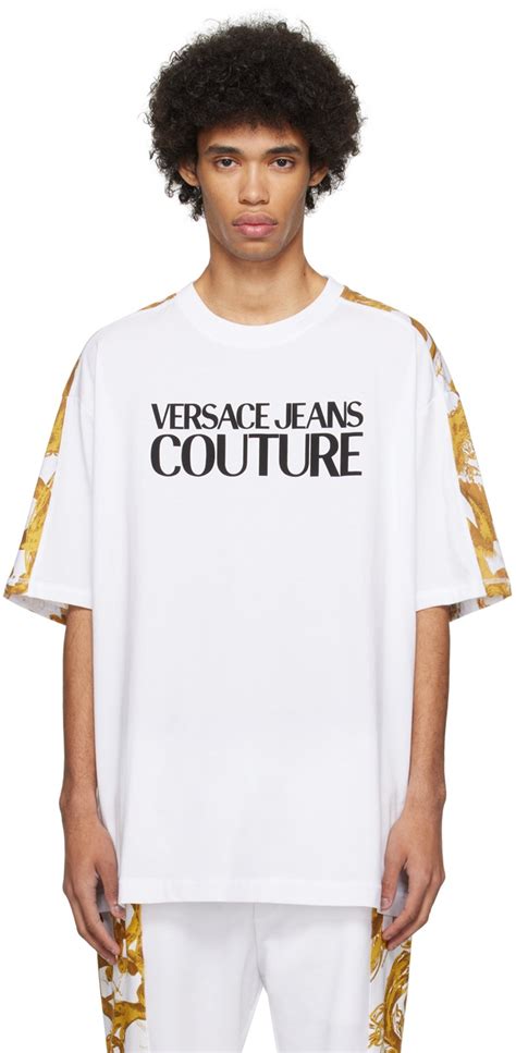 t shirt versace jeans donna|versace jeans couture white shirt.